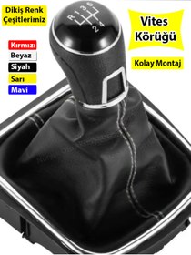 Resim GD Life Her Araca Uyumlu Beyaz Dikiş Vites Kılıfı 