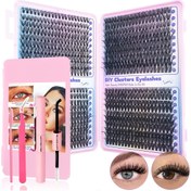 Resim DIY Kirpik Uzatma Kiti - 400/800 adet Bireysel Kirpik, 9-16mm Karışık 30D 40D 50D 60D 80D 100D Lash Bond ve Cımbız ile, Başlangıçlar için Mükemmel, Yeniden Kullanılabilir Hediye Seti, Başlangıç Kirpik Kiti | Çeşitli Kirpik Uzunlukları | Yeniden Kullanılabilir Lash Bond, Kirpik Uzatmaları 