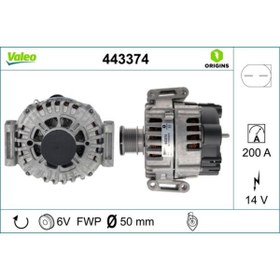 Resim Valeo ALTERNATOR 14V 200A VIANO W639 03- VITO W639 03- SPRINTER 906 06--VALEO 443374 