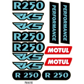 Resim PROMOT Motorsiklet Aksesuar Ekipman Sticker Kask Grenaj Laptop Sticker Seti 0160 