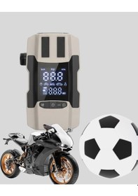Resim 12.000 Mah Akü Takviye Powerbank Dahili Hava Dijital Ekranlı 