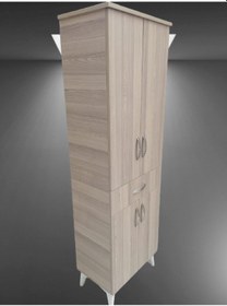 Resim Çok Amaçlı Dolap Cordoba 180 Cm Hard Parlak Suntalem El Yapım 