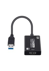 Resim Hdmı To Usb 3.0 Görüntü Aktarıcı Capture Card 4k Destekli Profesyonel Canlı Yayın Yakalama Aparatı 