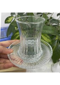 Resim Elysia Çay Bardağı Çay Takımı Seti 12 Parça Riva Çay Tabak Fma141642 Fma07282 Şeffaf 