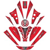 Resim GOGOPREMİUM YAMAHA R25 2019 - 2022 UYUMLU TANK PAD SET 003 