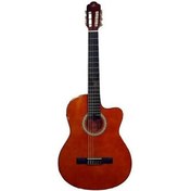Resim Barcelona LC 3900 CYW Kahverengi Cutaway Klasik Gitar 