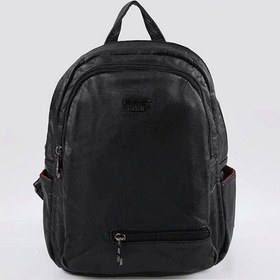 Resim Rior Siyah Cilt Sırt Çantası Siyah 