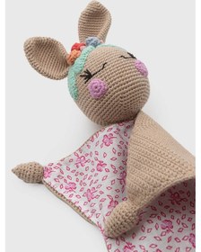 Resim Tavşan Uyku Arkadaşı Kahverengi & Pembe 