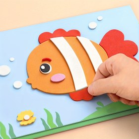 Resim 10 adet 3D Gençlerin Üç Boyutlu Çıkartmaları, El Yapımı Eğlenceli Çıkartmalar, Kendin Yap Yaratıcı Boyama, Basit ve İlginç Üç Boyutlu Boyama Kiti, El Sanatları ve Sanatta Başlangıç Seviyesinde Öğrenciler için Uygun, Öğretmenler ve Doğum Günü Hediyeleri için Uygundur, Karikatür Hayvan Öğrenme Eğitim Karikatür Hayvan Boyama Çıkartma Sanat Sınıfı Boyama Çıkartması Bulmaca Sanat El Sanatları, Okula Dönüş Hediyesi 