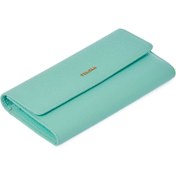 Resim Mavi Deri Kadın Cüzdan - S1CB00005719-T9D 