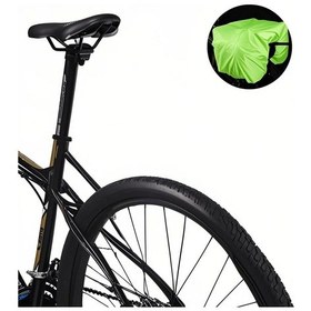 Resim Padalink 28l Siyah Bisiklet Arka Çanta, Dağ Bisikleti İçin Dayanıklı 300d Poliester, Yüksek Kapasite, Yansıtıcı Çizgili, Sağ-sol Çift Bölmeli Taşıma Çantası Siyah 