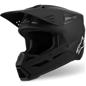 Resim Alpinestars Sm3 Off-Road Cross Kaskı Mat Siyah 