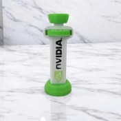 Resim Leaf Shop Ekran Kartı Tutucu Nvidia Logolu, Ekran Kartı Destek Aparatı, Gpu 1 Adet 