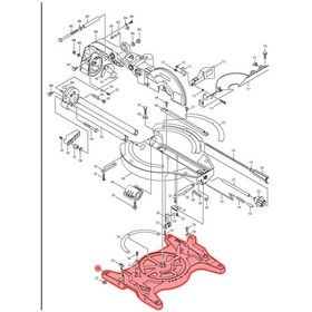 Resim Makita LS1013 Alt Taban Ürün Kodu 153889-6 