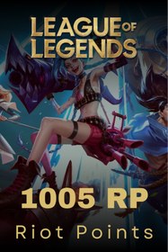 Resim Riot Games League Of Legends 1005 RP Riot Points Cash 