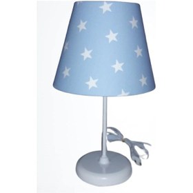 Resim Mavi Yıldız Erkek Çocuk Odası Genç Odası Yatak Odası Abajuru 