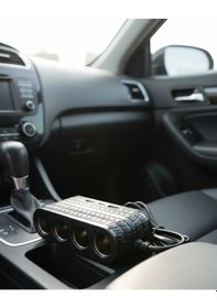 Resim Widermarkt 4 Lü Araç Çakmak Çoklayıcı + Usb-a & Type-c Aşırı Akım Korumalı, Güvenli Ve Kompakt Araç Şarj Dağıtıcısı Siyah 