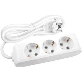Resim Viko 3'lü Priz 3x1,5 mm Uzatma Beyaz 10 MT 