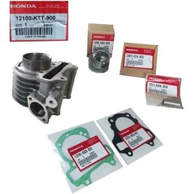 Resim HONDA ACTİVA S 125 PİSTON SEKMAN SİLİNDİR SETİ ORJİNAL 12100-K69-600 