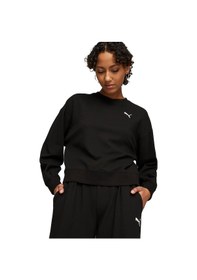 Resim Puma Her Crew Kadın Sweatshirt 67600401 Siyah 