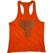 Resim Bluu Ephantx Fitness Gym Tank Top Sporcu Atleti (532942047) Turuncu 