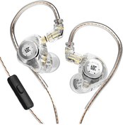 Resim Kz Edx Pro Hifi 3.5 Mm Kablolu Kulak İçi Mikrofon Kulaklık Şeffaf Diğer 