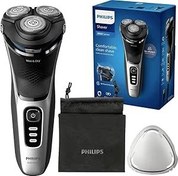 Resim Philips Elektrikli Tıraş Makinesi 3000 Serisi - SkinProtect Teknolojili Erkekler için Islak ve Kuru Elektrikli Tıraş Makinesi, Uzay Grisi, Pop-up Sakal Düzeltici, Seyahat Çantalı Akülü Tıraş Makinesi 