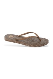Resim Reef Seasıde Prınts Choco Zebra Kadın Parmak Arası Terlik CJ9441-200 