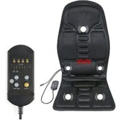 Resim Taşınabilir Isıtmalı Oto Koltuk Masaj Minderi 8 Programlı Titreşimli Masaj Aleti 