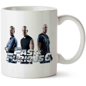 Resim ART HEDİYE Hızlı Ve Öfkeli Fast Furious Iki Tarafı Baskılı Kupa Bardak 