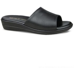 Resim Ceyo 9863-40 Kadın Memory Taban Hafızalı Anatomik Terlik Siyah 