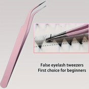 Resim 1 adet AILAISHI Hassas Paslanmaz Çelik Cımbız, Kirpik Uzatma ve Dikiş İçin, Hipoalerjenik, Elektriksiz, Metal Malzeme, DIY Scrapbooking ve Yüz Kullanımı İçin İdeal 