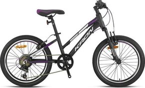 Resim XC 75 - 24 MTB Lady - 13' - 21 Vites - V.B - Mat Siyah-Gri/Mor 