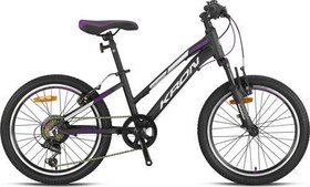 Resim XC 75 - 24 MTB Lady - 13' - 21 Vites - V.B - Mat Siyah-Gri/Mor 