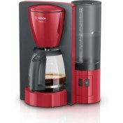 Resim Bosch 1-2 L Filtre Kahve Makinesi Cam Plastik Filtre Kahve Makinele 