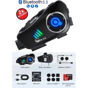 Resim Prepare 500 mt Intercom 1080P Kamera Kayıt Özellikli Q-28-P 2 Eşleşmeli 32GB Hafıza Kartı Hediyeli Wireless 