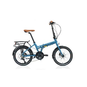 Resim Carraro Flexi 121 HD Katlanır Bisiklet (Mat Petrol Yeşili-Siyah) 