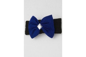 Resim Breeze Kız Çocuk Kadife Bandana , Mavi 