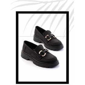 Resim Siyah Kadın Loafer Ayakkabı K01246170504 Çok Renkli 