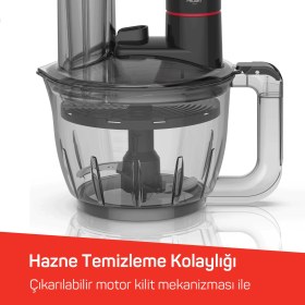 Resim Mutfak Robotu 5 Fonksiyon Bir Arada - 1.75LT Kapasiteli Geniş Hazne - Çift Kademeli Çalıştırma 