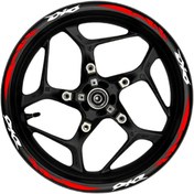 Resim Ogec Worx Dio Beyaz yazılı kırmızı pençe şeritli 