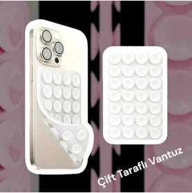 Resim Case collection Slikon Çift Taraflı Vantuz Telefon Tutucu Vakum,Cama Yapışan Çift Taraflı 