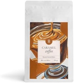 Resim Mim and More Caramel Coffee - Karamel Aromalı Kahve Çekirdek Kahve, 200 Gr 