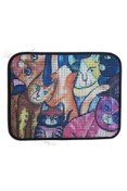 Resim Hype Store Miapet Elekli Desenli Kedi Tuvalet Önü Paspası 60 x 45 cm Kedi Suratlar 