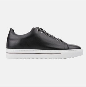 Resim Marcomen 21031 Erkek Hakiki Deri Sneaker Ayakkabı Siyah 