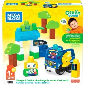Resim MCM Group HDX90 Mega Bloks, Doğa Dostu Otobüs Seti, 36 Parça, +1 Yaş 