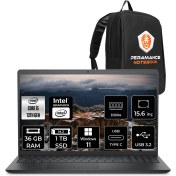 Resim Dell Inspiron 15 3530 Intel Core I5 1334U 36GB 1tb SSD 15.6" Fhd 120Hz W11H Taşınabilir Bilgisayar & Per4 Çanta I35303401UP383 