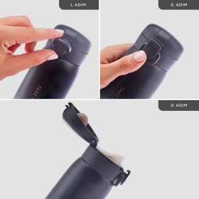 Resim Karaca Skyfall Çelik Sızdırmaz Termos 350 ml Siyah 