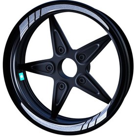 Resim Moto GP Yaldızlı Gümüş İç Jant Şeridi Sticker Çınar Extreme 