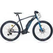 Resim Carraro Kifuka Elektrikli Bisiklet 27,5 jant 11-V Hd Siyah-Mavi Dağ Bisikleti 44 kadro 